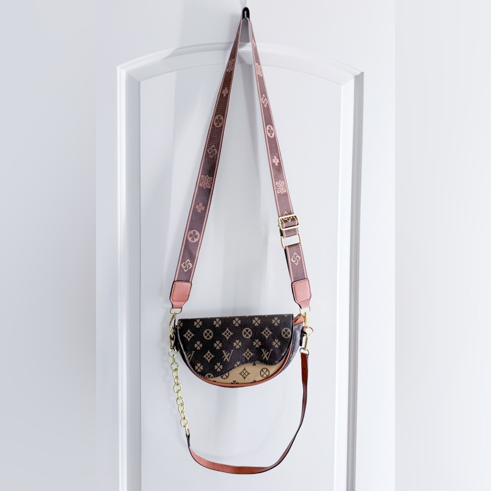 Brown Designer Crossbody Bag